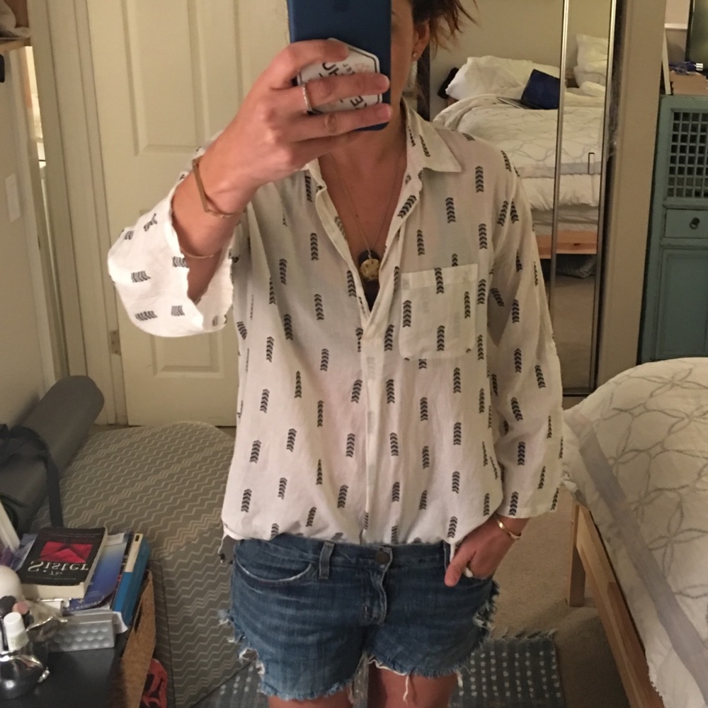 Chevron arrow tunic